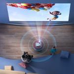 Mini Projector 1080P WiFi Bluetooth for Parties