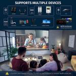 4K HD WiFi Bluetooth Home Theater Projector