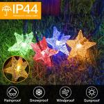 49FT Waterproof Color Changing Star String Lights