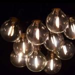LED Globe String Lights - 25 Bulbs, 25ft