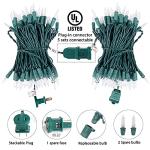 Clear Christmas String Lights, 100 Count, 25 Feet