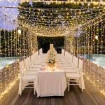 300 LED Remote Control Fairy Curtain Lights