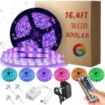 100FT Waterproof RGB LED Strip Light with Remote