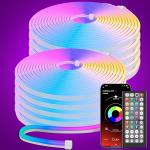 RGB LED Neon Rope Lights with App Control
