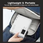 Mini Full HD Bluetooth Projector with Screen