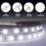 Onforu 5m LED Light Strip - Daylight White