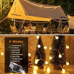 33ft Globe String Lights with Remote - Warm White