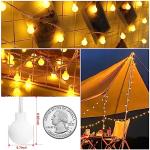 Battery-Powered LED Globe String Lights, 2-Pack
