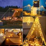 33ft Globe String Lights with Remote - Warm White