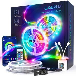 100 FT Bluetooth Color-Changing LED Strip Lights