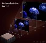 Excelvan BL46 1080P Wireless Home Theater Projector