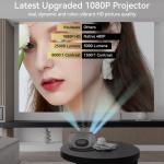 1080P 4K Home Cinema Projector with Bluetooth