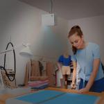 Wireless 4K HD Projector with Bluetooth & HDMI