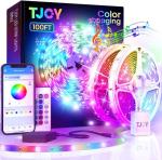 TJOY 100ft RGB LED Strip Lights with Remote