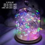Battery-Powered Waterproof Fairy Lights - 2 Sets