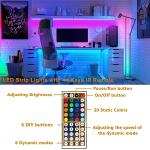 Color Changing RGB LED Strip Lights Kit
