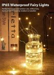 12 Pack LED Fairy String Lights - 7ft USB