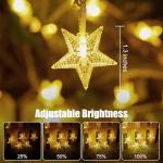 Battery Operated Star String Lights with Remote