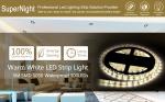 Warm White Dimmable LED Strip Light 5M