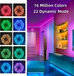 100Ft Smart RGB LED Strip Lights with App Remote