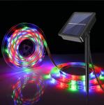 Waterproof Solar LED Strip Lights with 8 Modes
