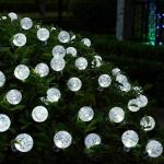 50 Waterproof Solar LED String Lights for Parties