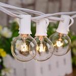 25FT White Globe String Lights for Parties