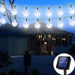 50 Waterproof Solar LED String Lights for Parties