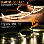 USB Dimmable 6.56ft LED Strip Light 640LEDs