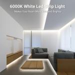 White LED Strip Light, 16.4 Feet, Super Bright