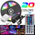 5M Waterproof RGB LED Strip Light Kit