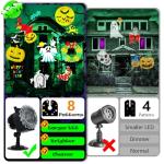 Halloween Projector Lights with 96 Images and Remote
