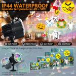Halloween Projector Lights with 96 Images and Remote