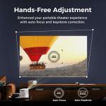 Mini 4K Projector with WiFi and Bluetooth