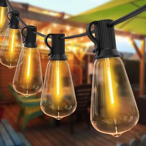 Dimmable Waterproof LED Patio String Lights 50FT-100FT
