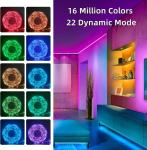 100Ft Smart LED Strip Lights with App Control