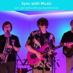 100Ft Smart LED Strip Lights with App Control