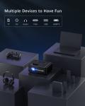 HD 4K Projector with WiFi and Bluetooth