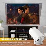Portable 4K Mini Projector with Bluetooth and WiFi