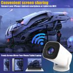 Portable 4K Mini Projector with Bluetooth and WiFi