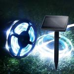 Waterproof Solar LED Strip Lights with 8 Modes