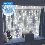 300 LED Curtain Fairy Lights with Remote