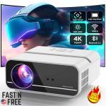 1080P Outdoor Movie Projector with WiFi and Bluetooth