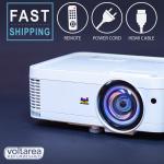 Short-Throw Projector 3500 Lumens for Parties