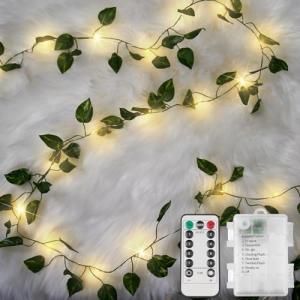 Fairy Lights Vine String with Remote, 33ft