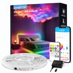 DAYBETTER Color Changing LED Strip Lights 16.4 ft