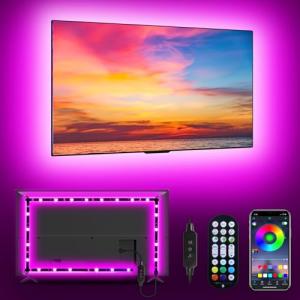 RGB LED Strip Lights with Music Sync Remote