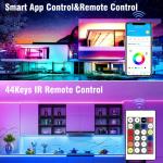 100ft Color Changing LED Strip Lights with Remote