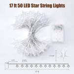Star String Lights - 50 LED Battery Operated