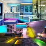 100FT RGB LED Strip Lights with Music Sync